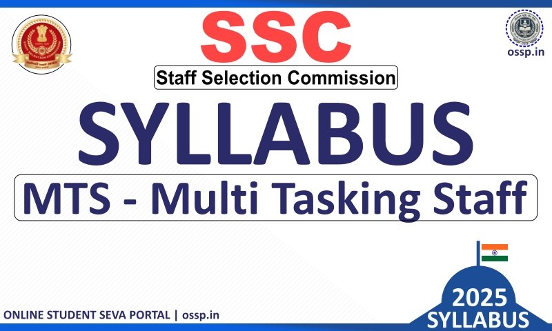 SSC MTS Syllabus 2025