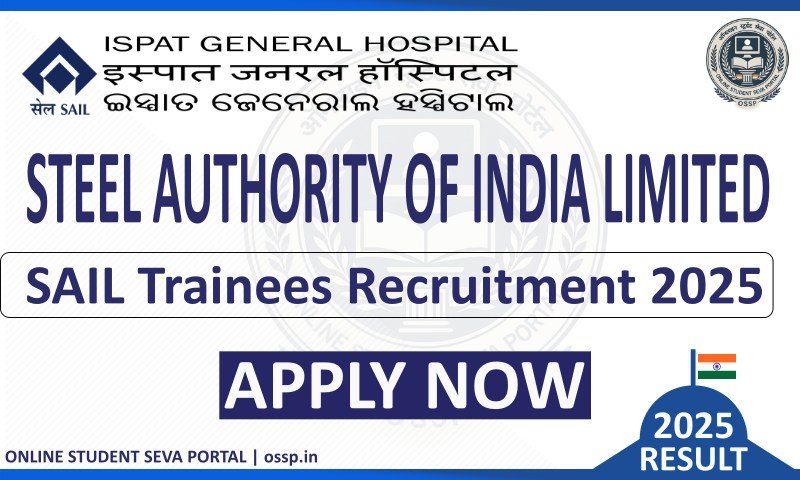 SAIL Trainees Recruitment 2025