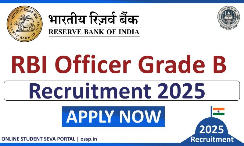 RBI Officer Grade B Recruitment 2025