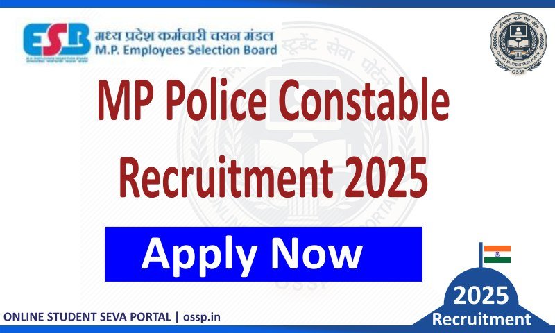MP Police Constable Recruitment 2025